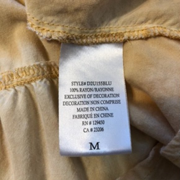 Como Vintage Gold Distressed Top M - Picture 9 of 12